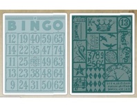 Набор папок для тиснения Sizzix Texture Fades Embossing Folders - Bingo & Patchwork Set, 2 шт.