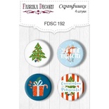 Набір скрап-фішок Фабрика Декору з 4 шт. No 192
