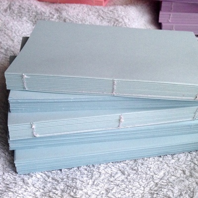 Блок для блокнота А6. Цвет: голубой