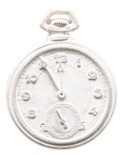 Гіпсова прикраса від Melissa Frances - Pocket Watch Resin - Карликовий годинник.Розмер: 4,5см