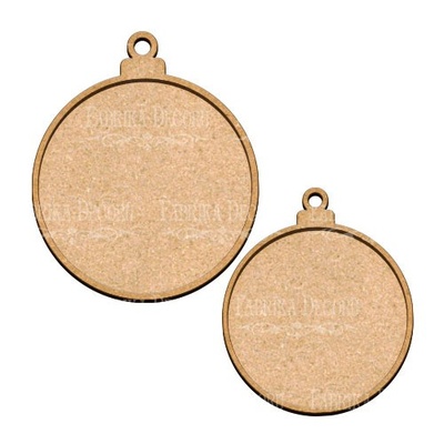 Артборд Новорічні кульки, набір, ТМ Фабрика Декору