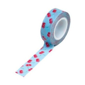 Бумажный скотч Queen & Co - Trendy Tape Cherries,  в вишенки, 1 шт.