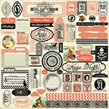 Наклейки Authentique Thrilling - Details Thrilling, 30х30 см