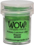 Пудра для эмбоссинга от WOW - WH09 Luscious Lime, 15 мл