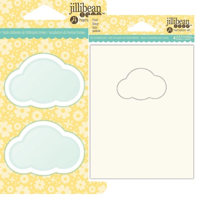 ЦЕНА СНИЖЕНА! Набор для шейкера JBS - Cloud - Облако - окошко-заготовка, открытка, конверт - 1 штука