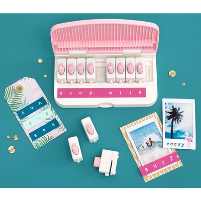 Дiроколи від We R Planner Punch Board - Lowercase, англійський алфавіт, 26шт.