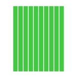 Набор полосок бумаги для квиллинга, 1 цвет (зеленый интенсив), 3х295мм, 160 г/м2,  100 шт.