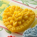 Прикраса Webster's Pages - Whimsy Hearts - Gold, 1 шт.