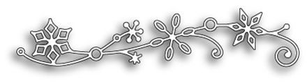 Ножі від Poppystamps - Dies - Snowy Scrollwork