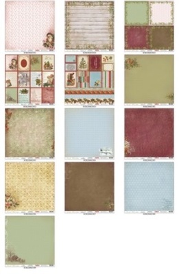 Набір паперу для скрапбукінгу Час Чудес, 30,5x30,5см, 13 аркушів від ScrapBerryʼs - Час чудес