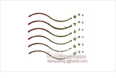 Акриловый штамп PC01a Почтовый штемпель, размер 4 * 3 см