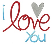 Набір ножів для вирубки Sizzix - Valentine s Day Sizzlits 3 - Die Sets - I Love Valentine0, Valentine1 шт.