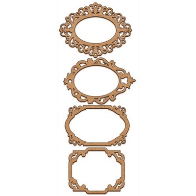 Набор декоративних элементов для шедоубокса №44, ТМ Фабрика Декора