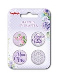 Набір металевих фішок No 3 від ScrapBerryʼs - щасливий день! (Англ.)