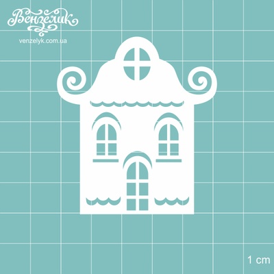 Чипборд від Вензелик - Дом 08, розмір: 52x58 мм