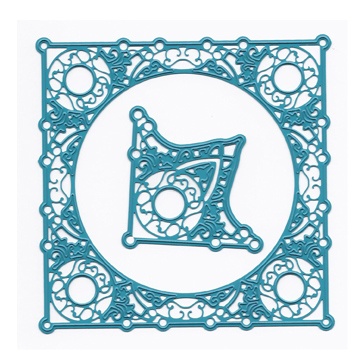 Ніж для вирубки Joy Crafts - Cutting Die - Square Frame + Corner