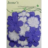 Декоративні квіти різних кольорів, розмір упаковки: 12x16,5см, 20 шт.
