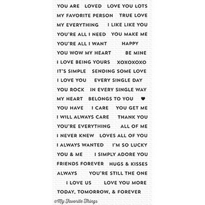 Акриловий штамп My Favorite Things - From the Heart