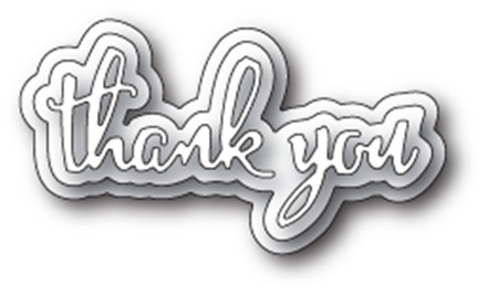 Нож для вырубки от Poppystamps - Spectacular Thank You