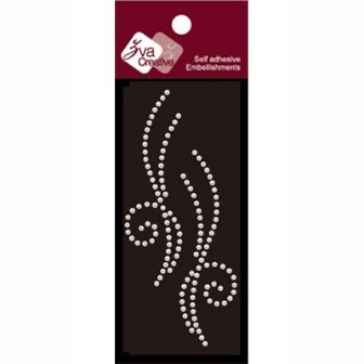 Прикраса з перлинок від Zva Creative - Flourishes - White pearl, білий колір