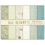 Набор двусторонней скрапбумаги UHK Gallery - Gaj Oliwny, 30,5х30,5 см, 6 листов