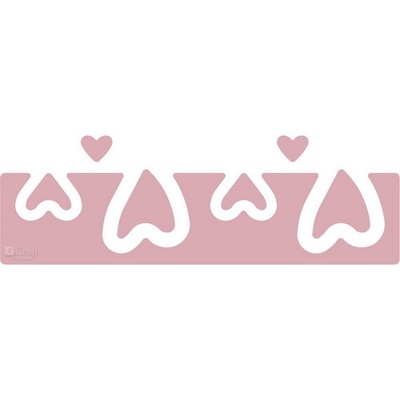 Дірокол бордюрний4,5см СЕРЦЯ, TM dpCraft (Dalprint)