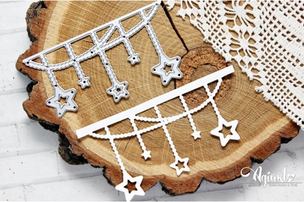 Ніж для вирубки від AgiArt "Підвіски зірочки"