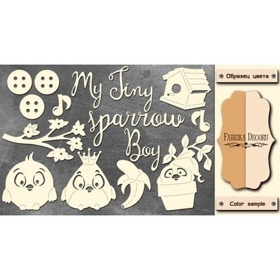 Набір чіпбордів ТМ Фабрика Декору FDCH-181, колір молочний, крафт