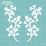 Чипборд от Вензелик - Набор веточек 27, размер: 71x73  мм