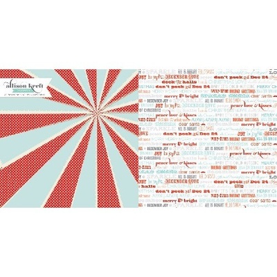 Аркуш скрап-паперу Webster's Pages All is Bright, 30x30 см, двосторонній