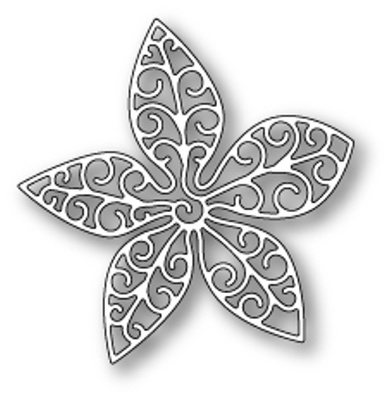 Ніж для вирубки від Poppystamps - Small Luxe Poinsettia Outline