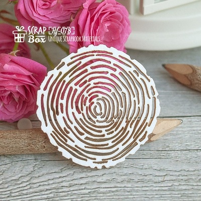 Чипборд ScrapBox — зріз дерева Hf-078