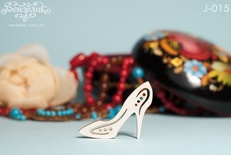 Чипборд від Вензелик - Туфелька, розмір: 40x47 мм