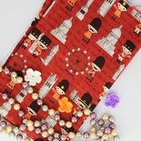 Бавовна, Гвардейці Королеви, бордовий фон,45x55см