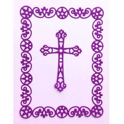 Ніж для вирубки Crafty Ann - Frame with Cross