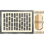 Чипборд Фабрика Декору - Цегла ики 2, колір молочний, крафт