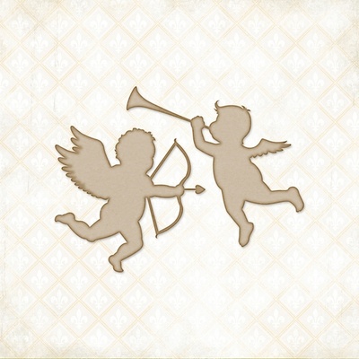 Чипборд Blue Fern StudiOs-Valentine Cupids