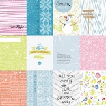 Аркуш з карточками від Lemon Owl - Cozy Winter, Mini cards EN, 30x30 см, 403145