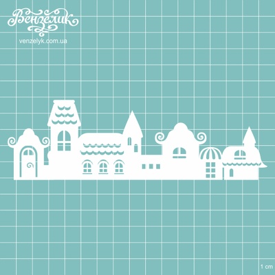 Чипборд от Вензелик - Дом 04, размер: 49x160 мм.