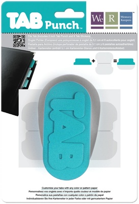 Инструмент для создания ярлычков к файлам - We R Memory Keepers - Tab Punch - File