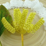 Спіралеподібні тичинки, колір - жовтий, 12 шт