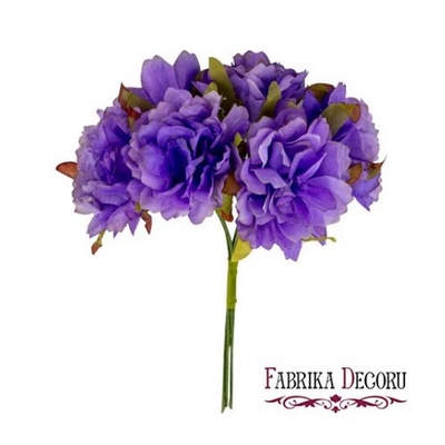 Набiр квiтiв черешнi, фiолетові, 6 шт., ТМ Фабрика Декору