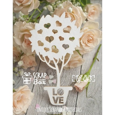 Чипборд ScrapBox - Топіарій №2