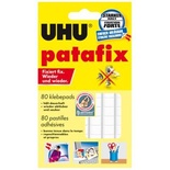 Фіксуючі подушечки UHU Patafix, білі, 80 шт.