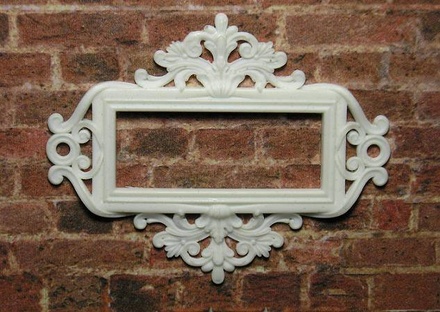 Пластикова прикраса від E.В.А. - Рамочка, 5.5x4.2см