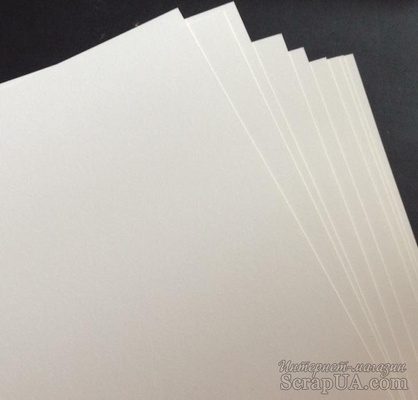 Картон Cover Board Classic, 30x30см, щільність 270, 2580/0010 білий