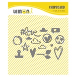 Набор чипборда от Lemon Owl - Plans for Today, Chipboard kit #02