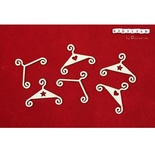 Чипборд Scrapiniec - Плечики для одягу, 6 штук