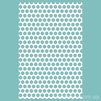 Чипборд от Вензелик - Фон 06, размер чипборда: 97*147 мм, кружочки мелкие