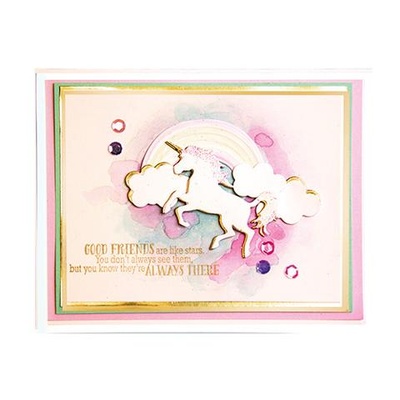 Ножи от Spellbinders - D-Lites Die - Unicorn Fantasy - Единорог